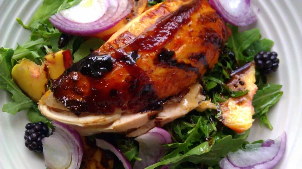 Ensalada de pollo rostizado