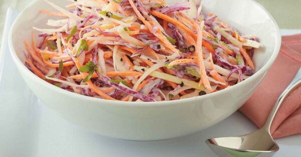 Ensalada de repollo y zanahoria