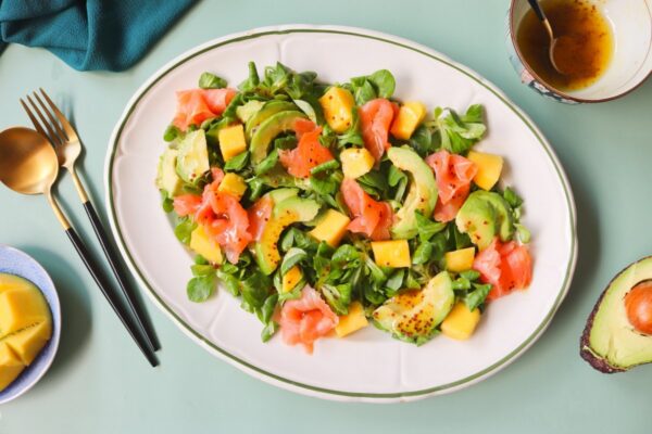 Ensalada de Salmón y mango