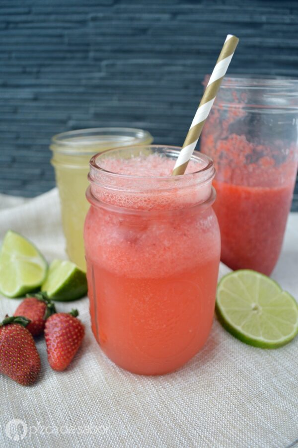 Limonada de fresas